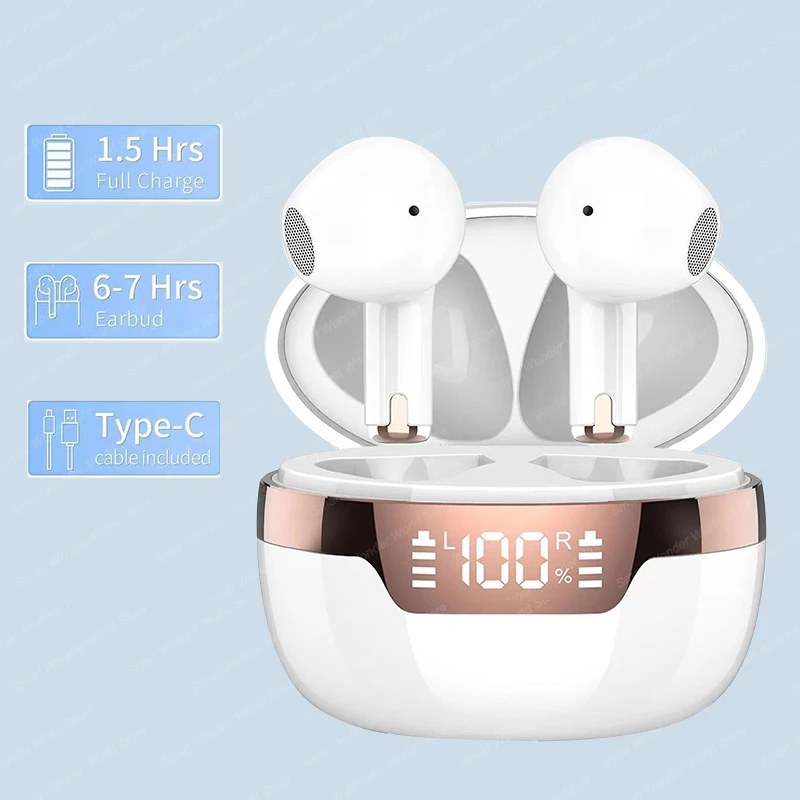 Tws Earbuds Bluetooth 5.3 - J97 TWS Bluetooth Earphone True Wireless