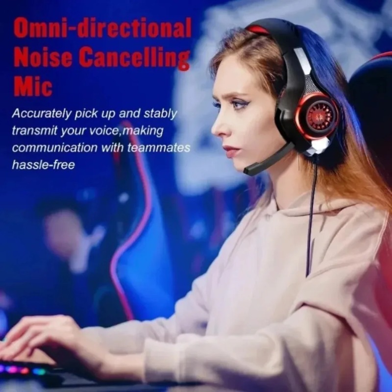 Wired Gaming Headset Over Ear  - Gaming Headset With Mic Rgb 评论和价格