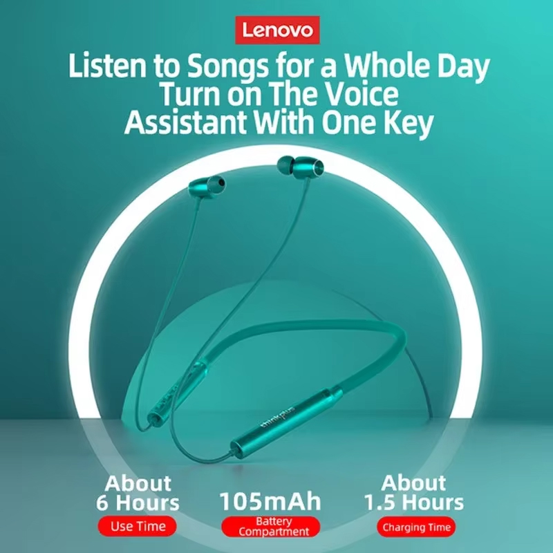 New Lenovo HE05X HE05 Pro Neck - Magnetic Neckband Sports Earphones 评论和价格