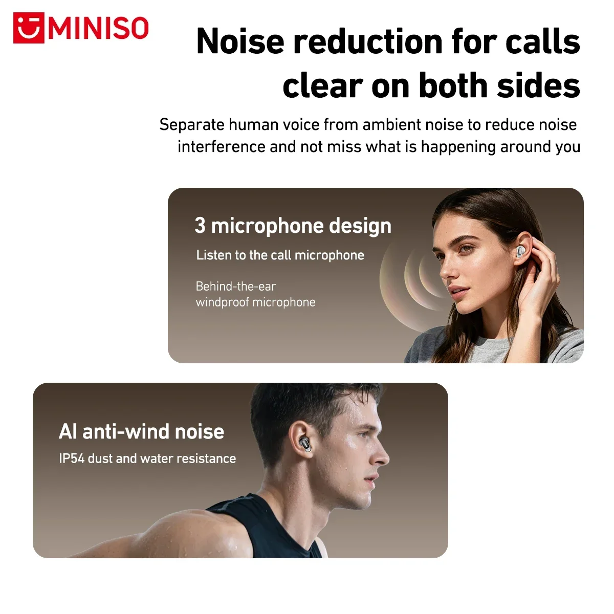 MINISO MS105 Bluetooth Earphon - Type C Wired Earphones With Mic 评论和价格