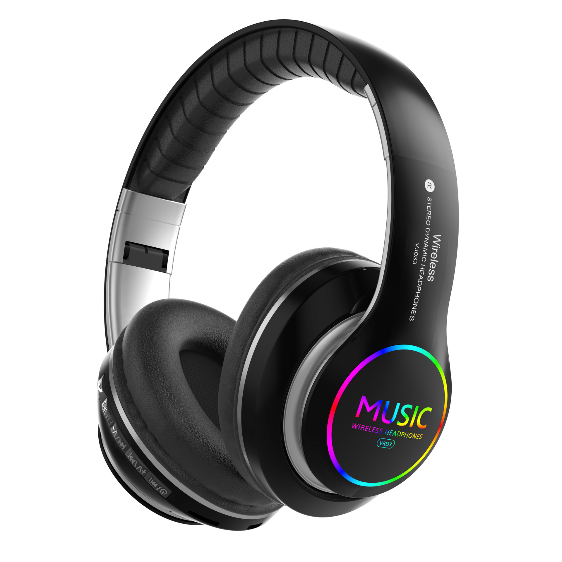 RGB Headphones Bluetooth 5.0 W - Anc Wireless Over Ear Headphones 评论和价格