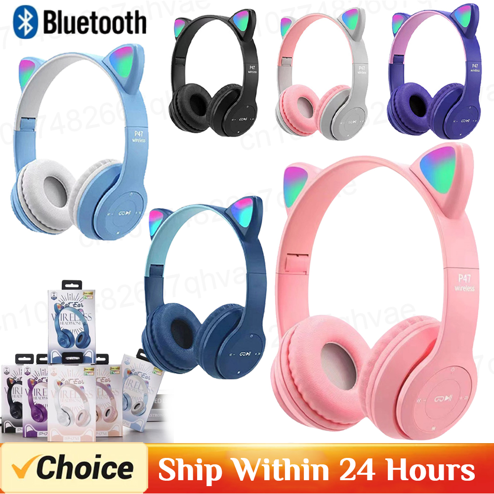 P47M Wireless Bluetooth Headse - Gaming Headset With Mic Rgb 评论和价格