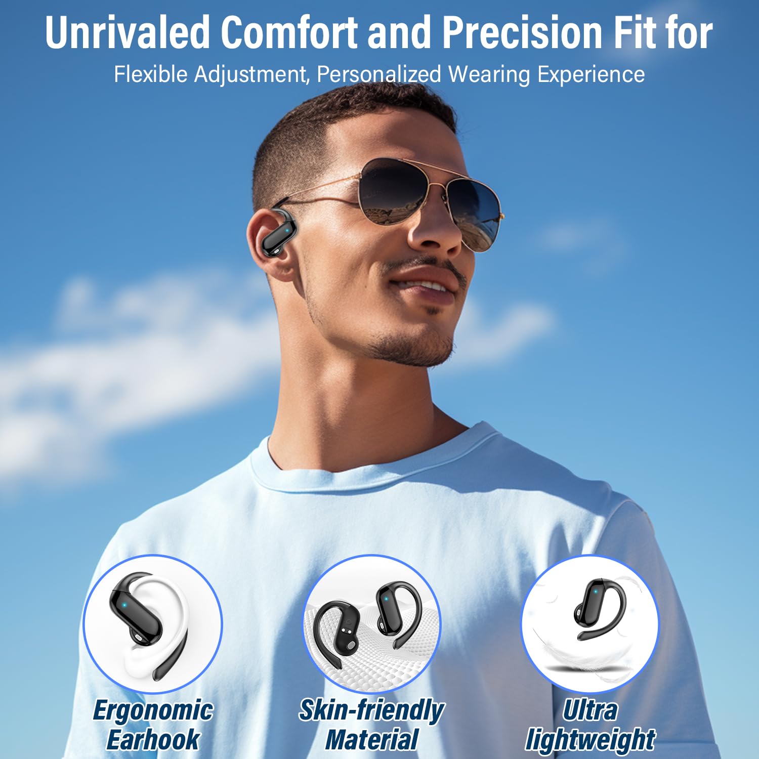 2026 Open-Ear Earbuds Bluetoot - Open Ear Air Conduction Headphones 评论和价格
