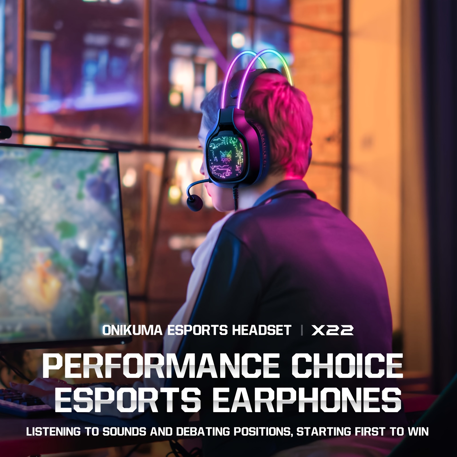 ONIKUMA X22 Wired Gaming Heads - Gaming Headset With Mic Rgb 评论和价格