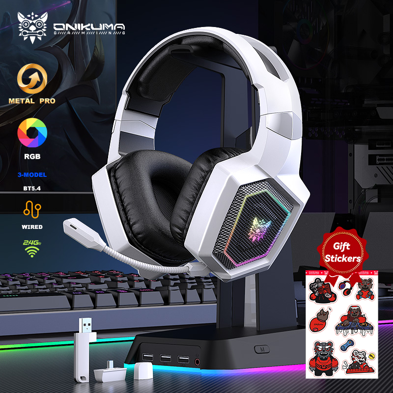 ONIKUMA 2.4GHz Wireless Gaming - Gaming Headset With Mic Rgb 评论和价格
