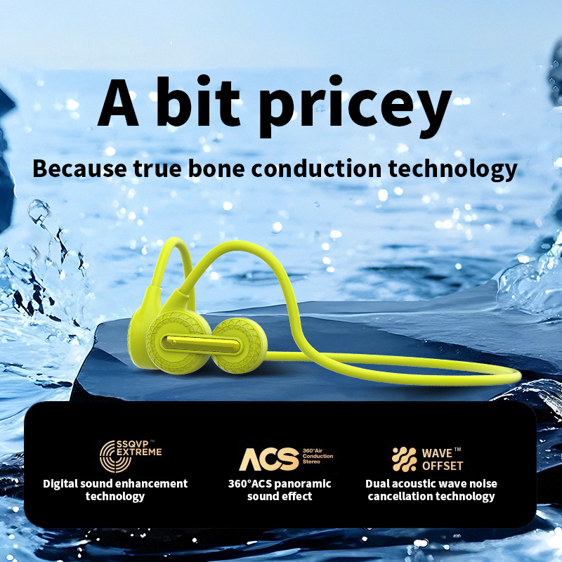 Bone Conduction Bluetooth Spor - Bone Conduction Running Headphones 评论和价格