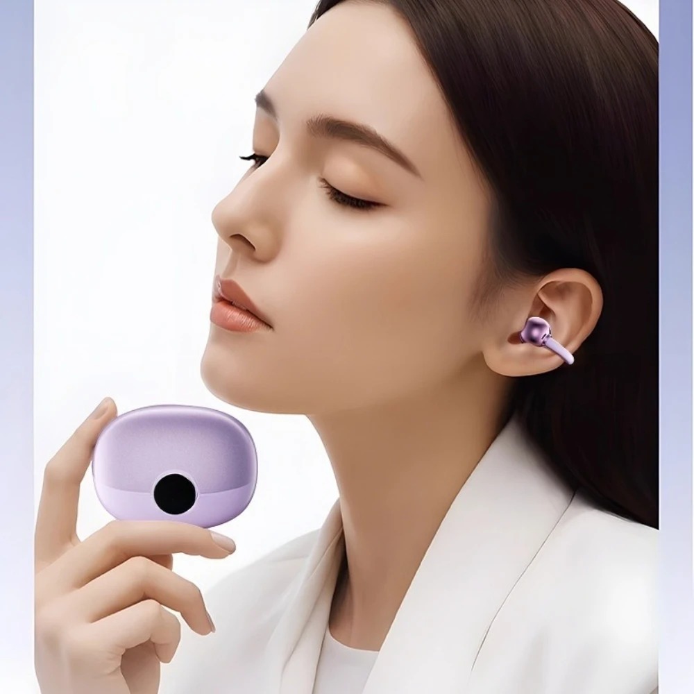 Wireless Clip‑On Earphones,  D - Open Ear Air Conduction Headphones 评论和价格